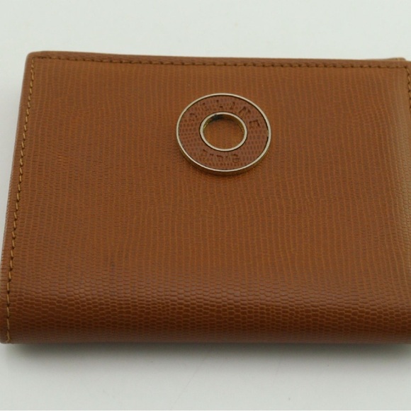 Authentic CELINE W Hook Wallet Leather Circle Wallet - Picture 1 of 7